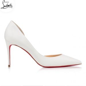 Brand new never worn Christian louboutin Iriza 85mm pumps white size 39